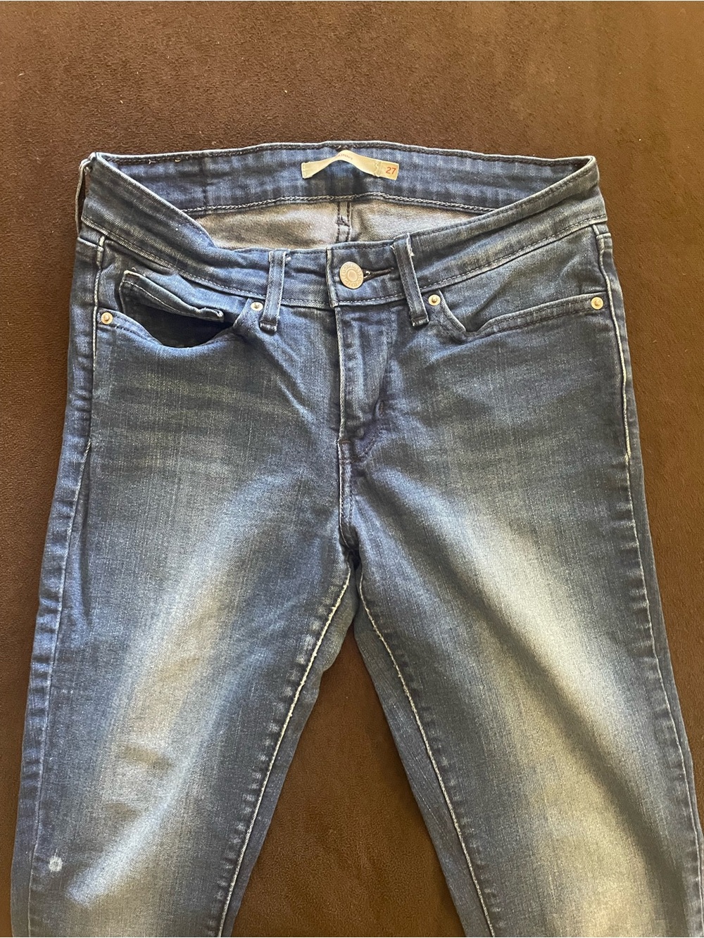 Levi's Women's Faded Blue Skinny Jeans 27